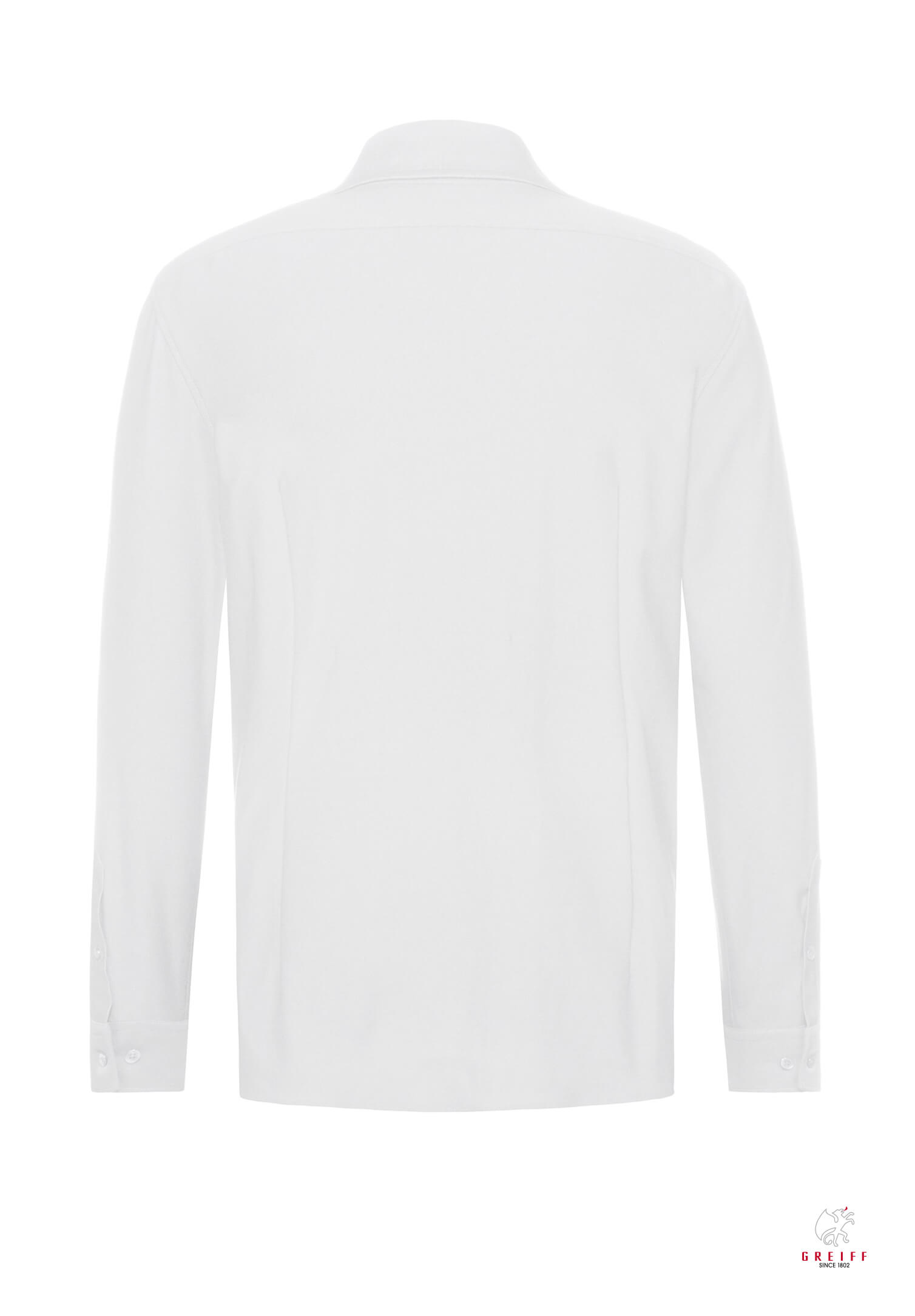 Jerseyhemd Modern Fit - weiß - 41/42