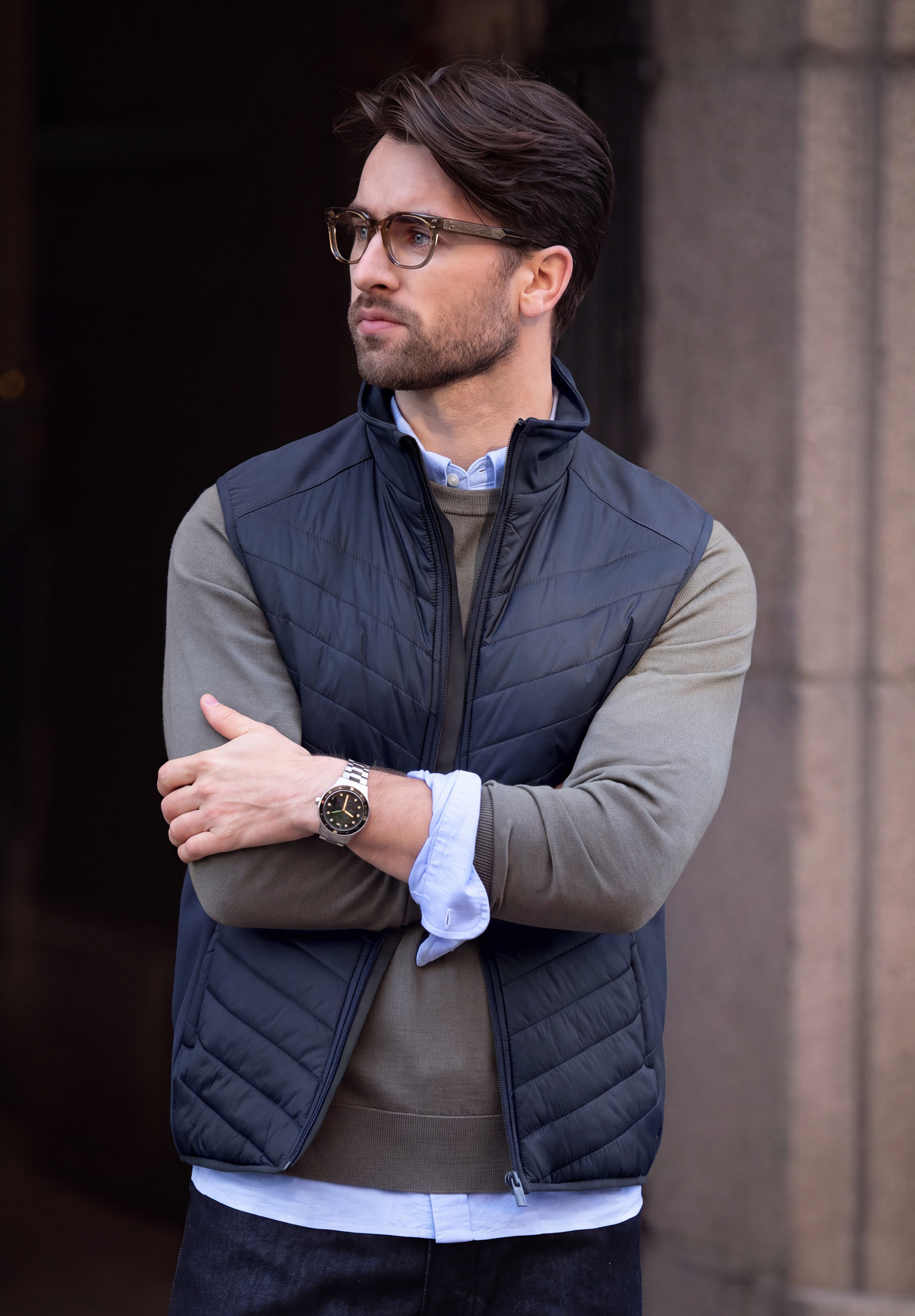 Herren Hybridweste
