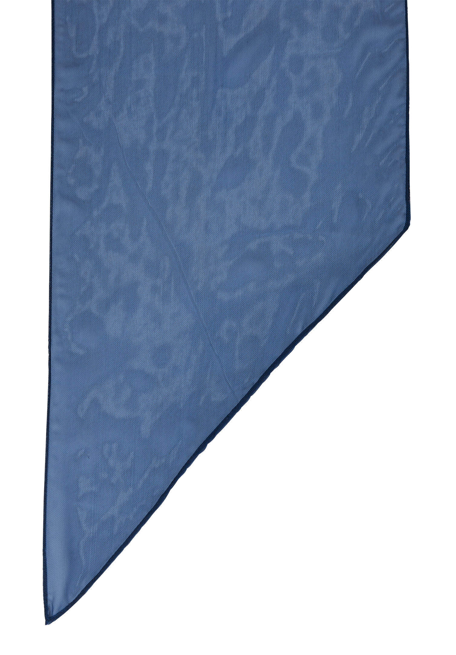 Tuch uni - feine Waffelstruktur marine