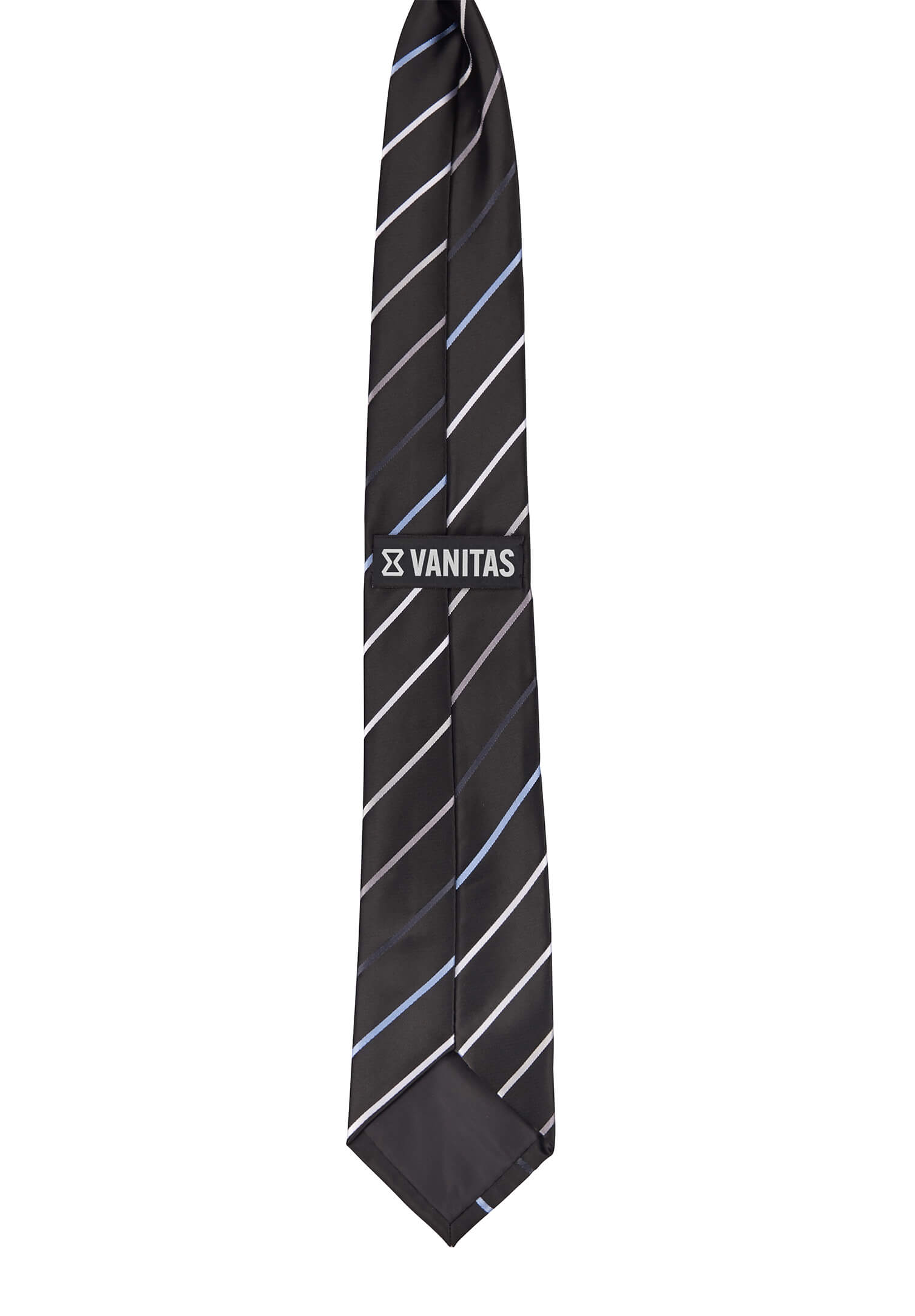 Krawatte Multistreifen vorgebunden mit Gummizug