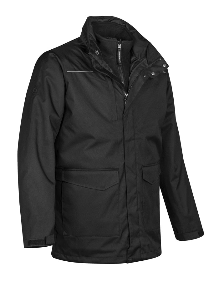 Herren  3-In-1- Parka Premium - schwarz - S - Sale