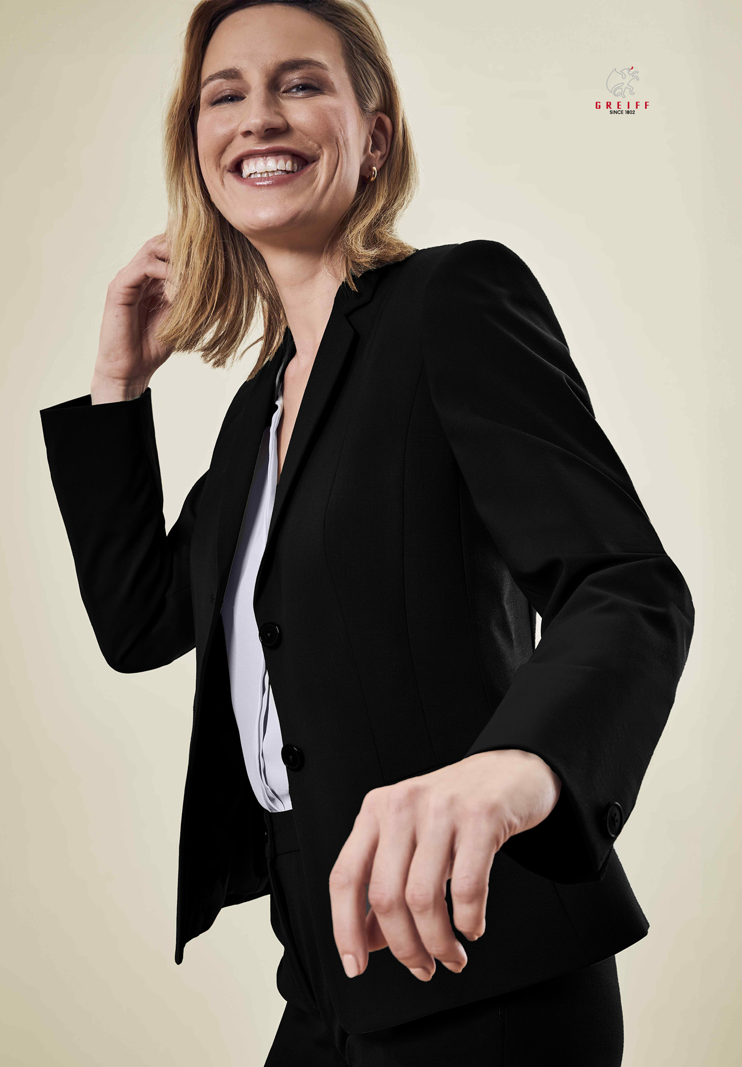 luxia hose straight modern fit - schwarz - 34