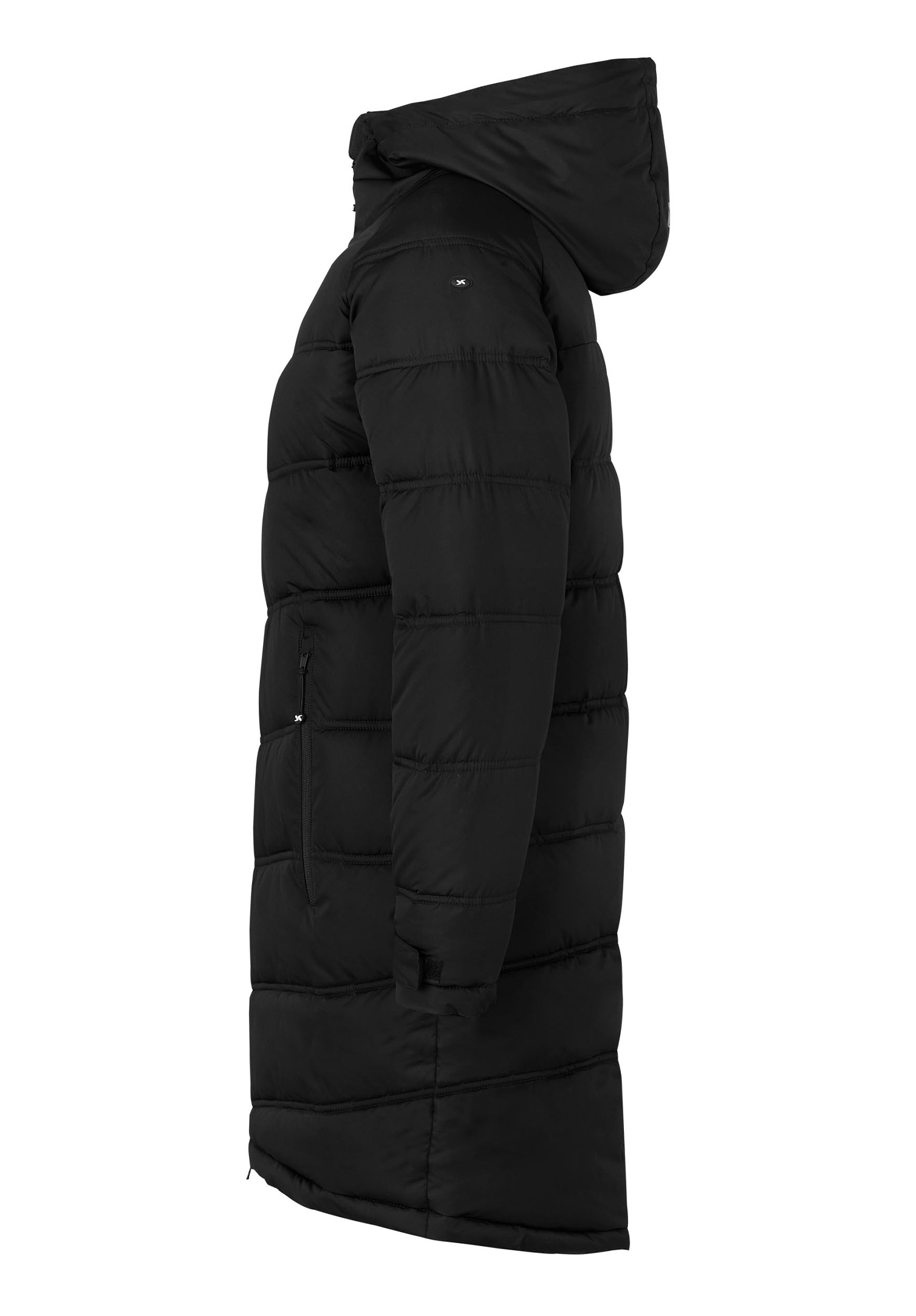 damen thermodown wintermantel - schwarz - l