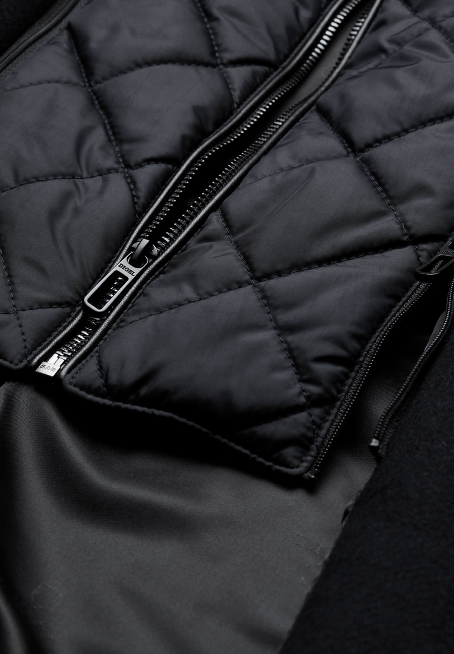 digel business wollmantel - schwarz - 58