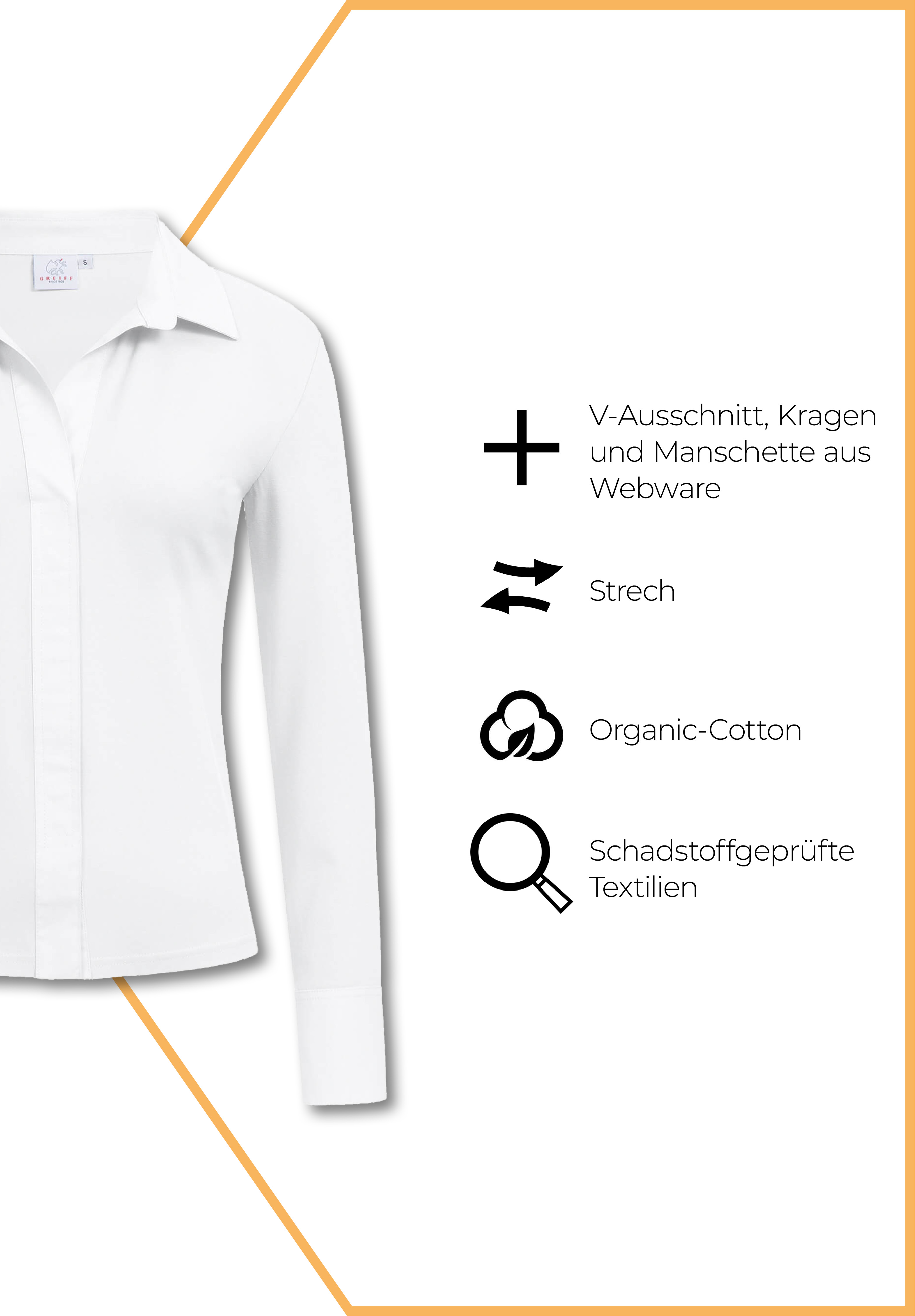 shirtbluse - weiß - s