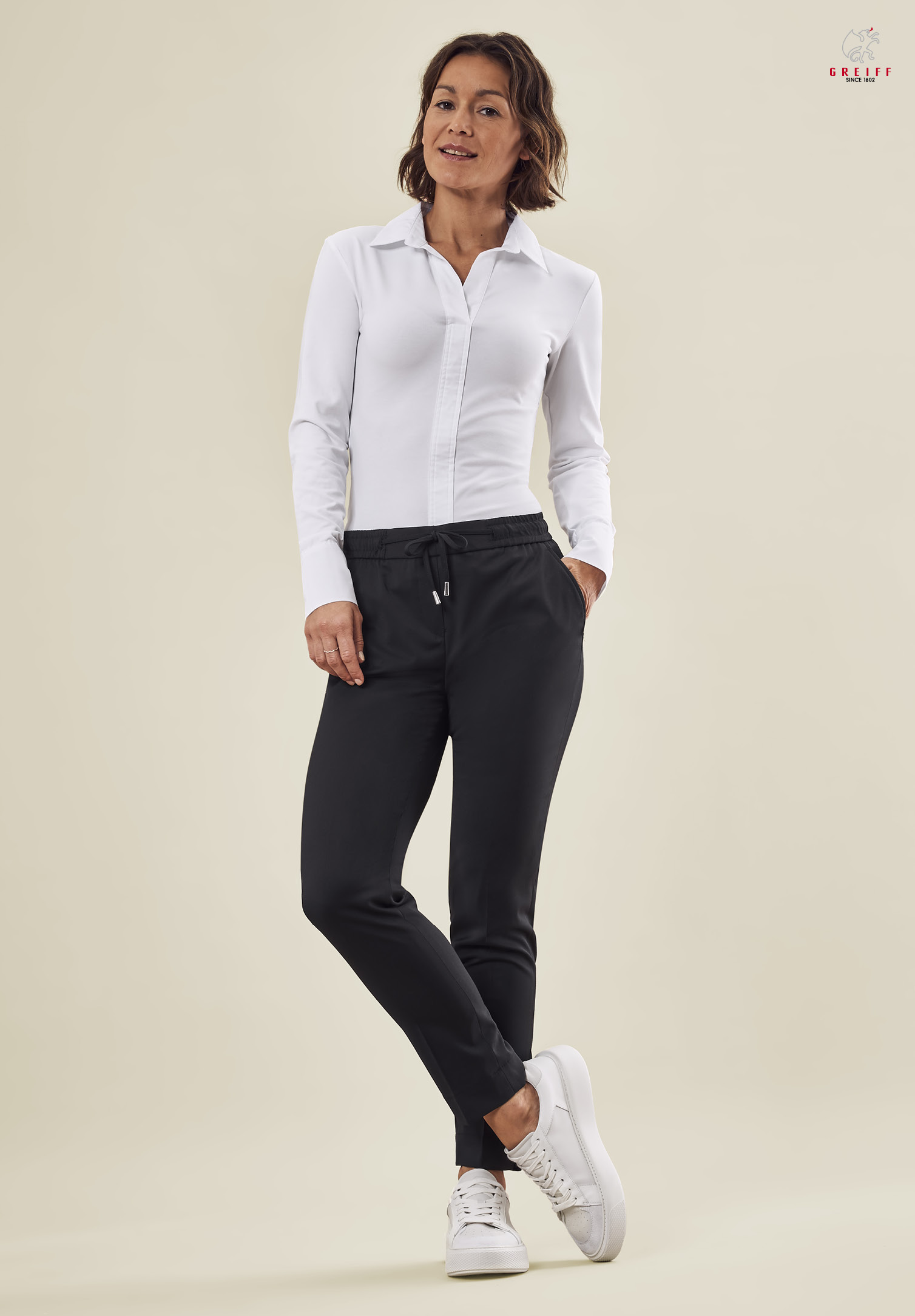 aeria joggpants modern fit - schwarz - 32