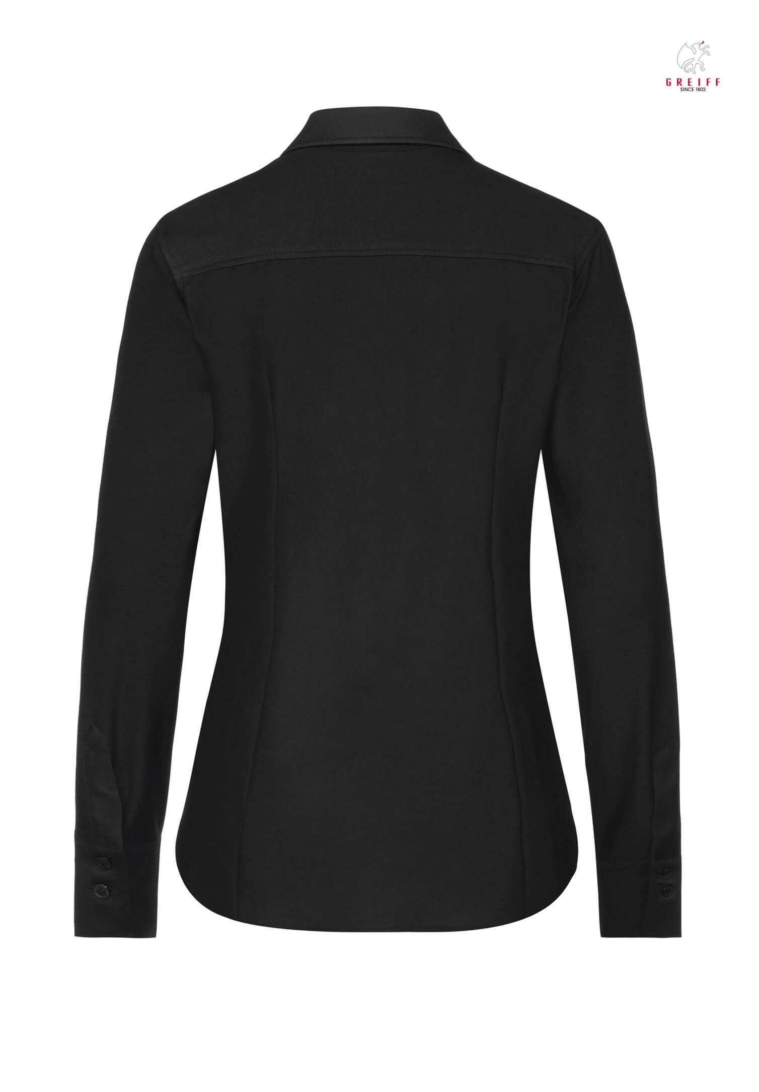 jerseybluse modern fit - schwarz - 38