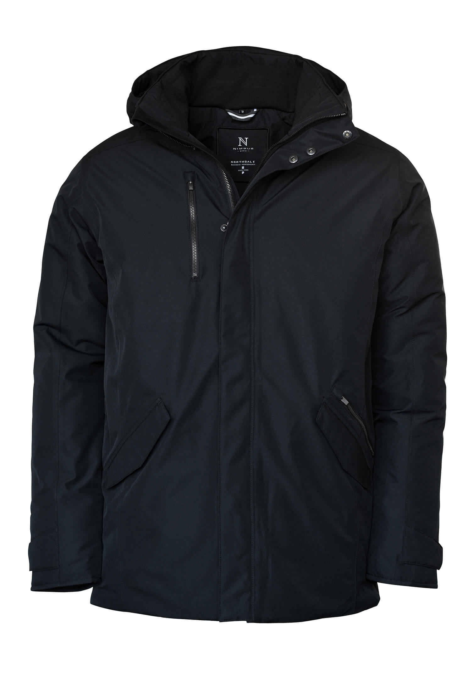 herren winterjacke - größe: l farbe: schwarz