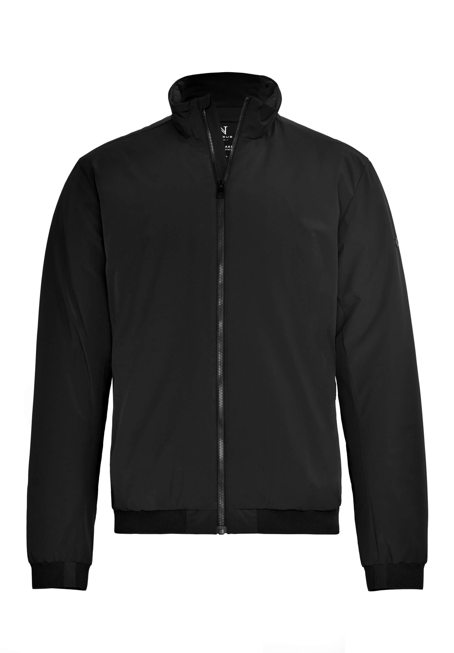 herren übergangsjacke leicht - schwarz - l