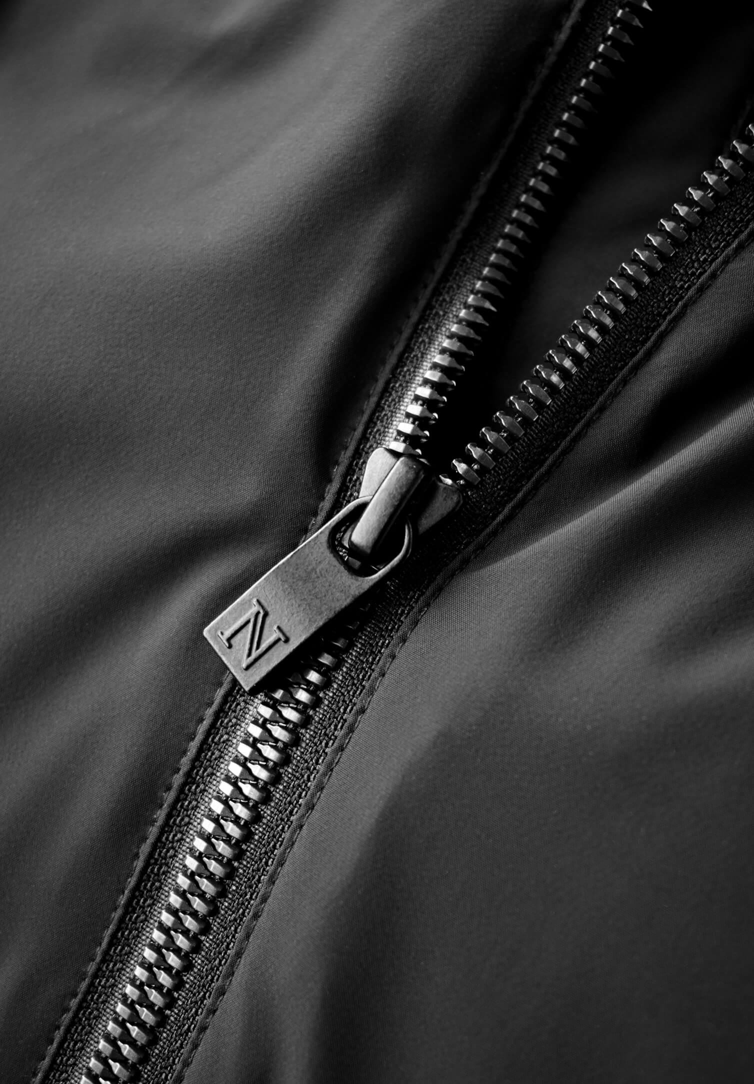 herren übergangsjacke leicht - schwarz - l