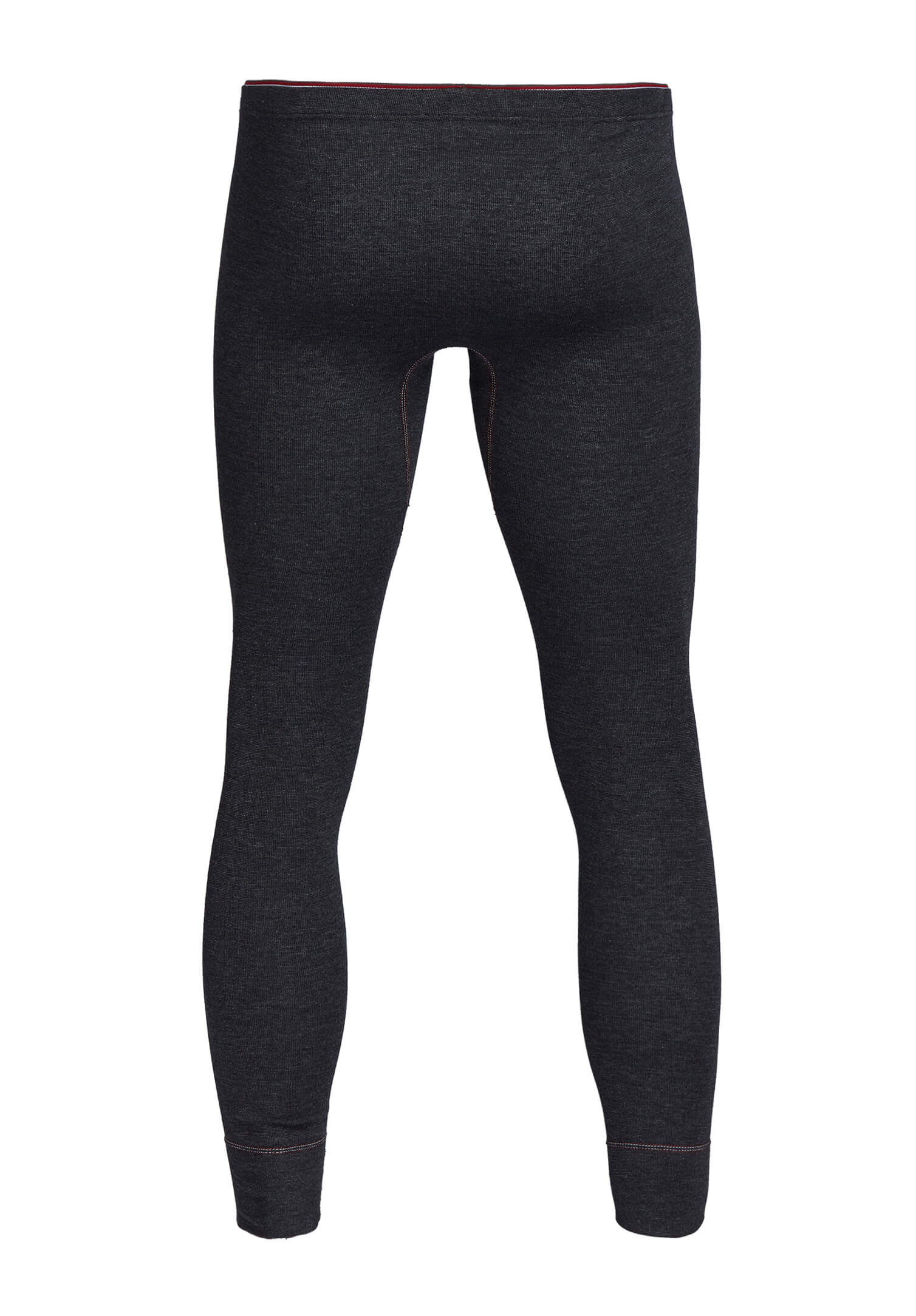 herren thermo hose - schwarz melange - 5/m
