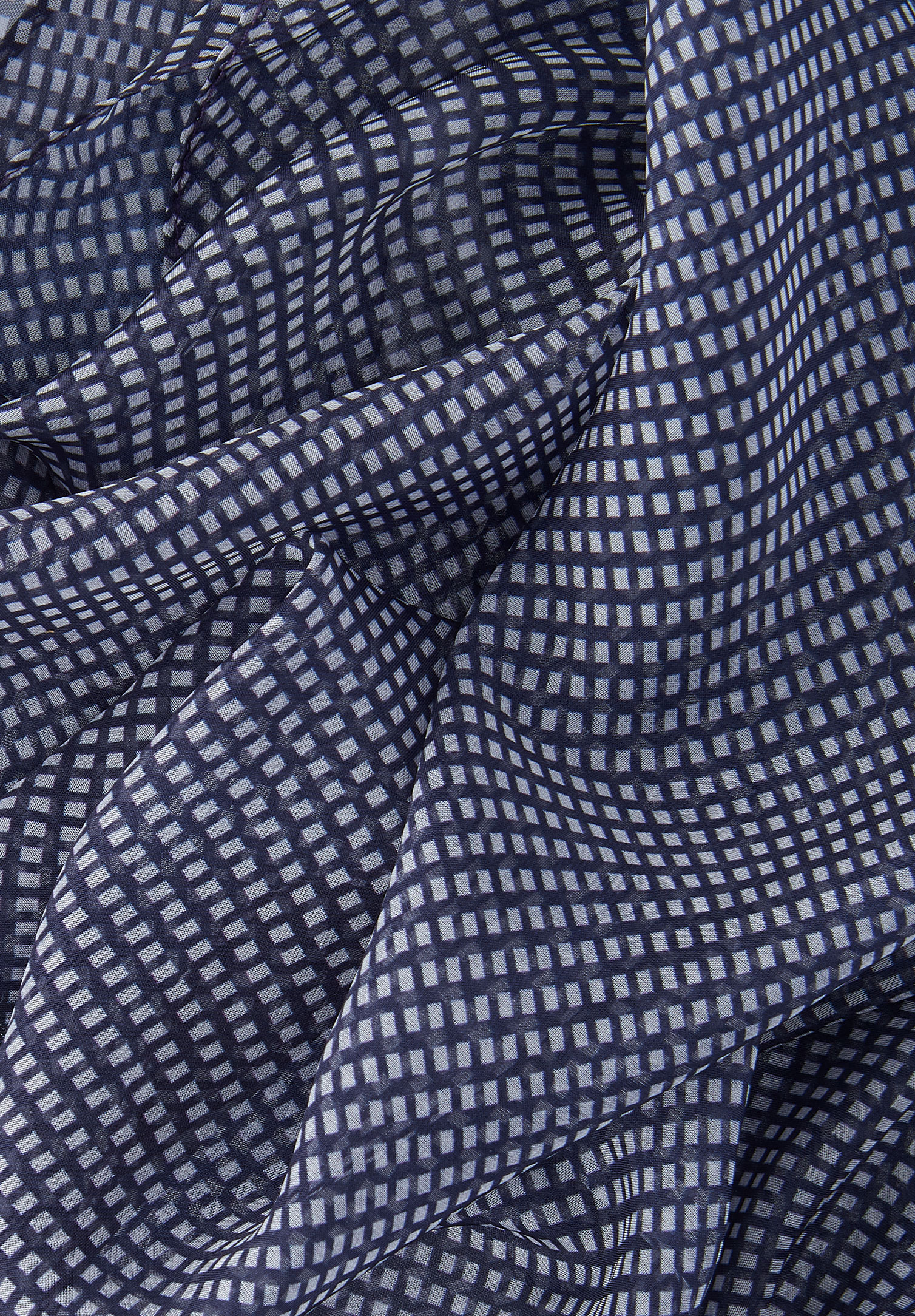 Design Vichy-Karo marine/grau Option : Tuch