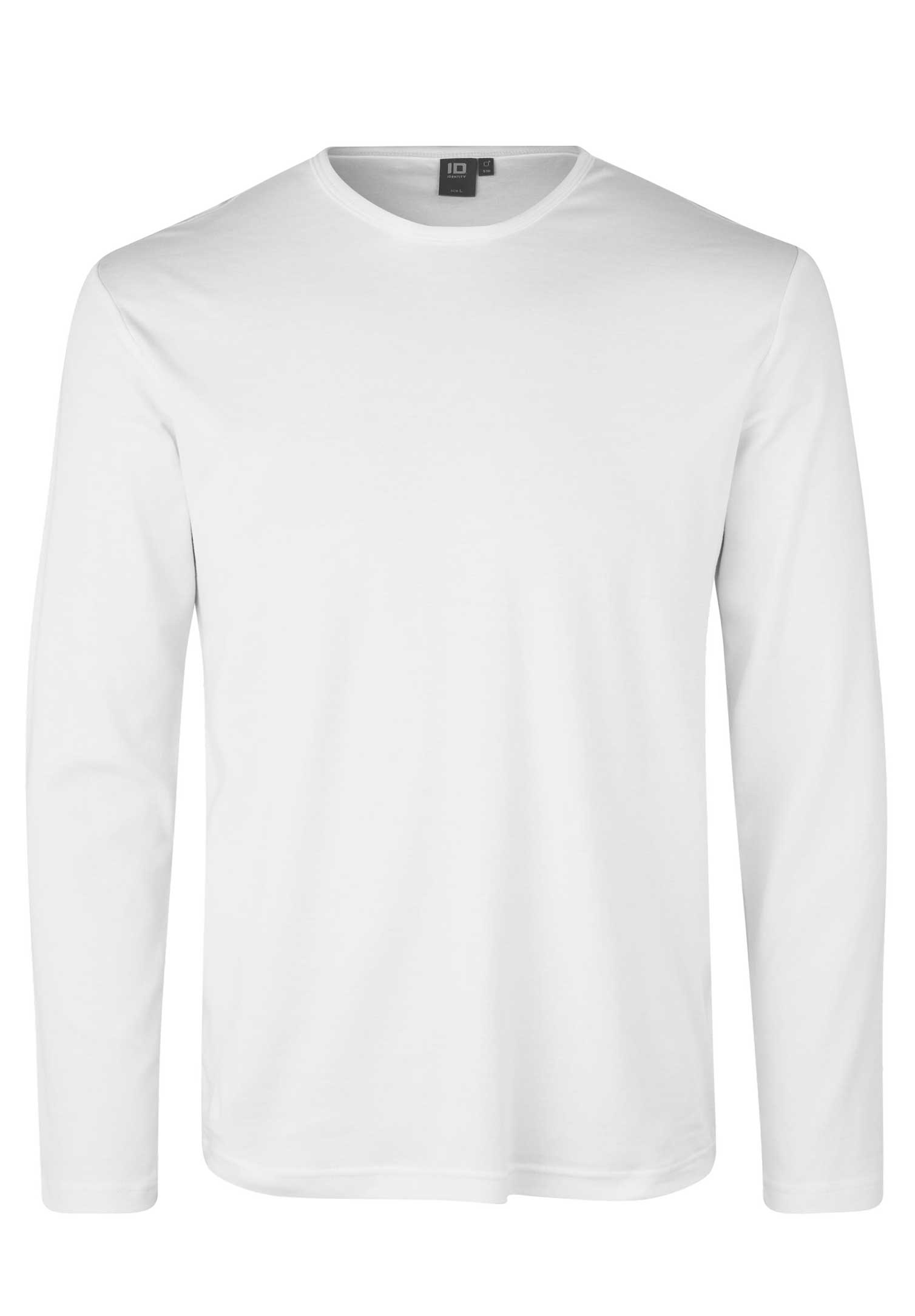 herren langarmshirt - weiß - m
