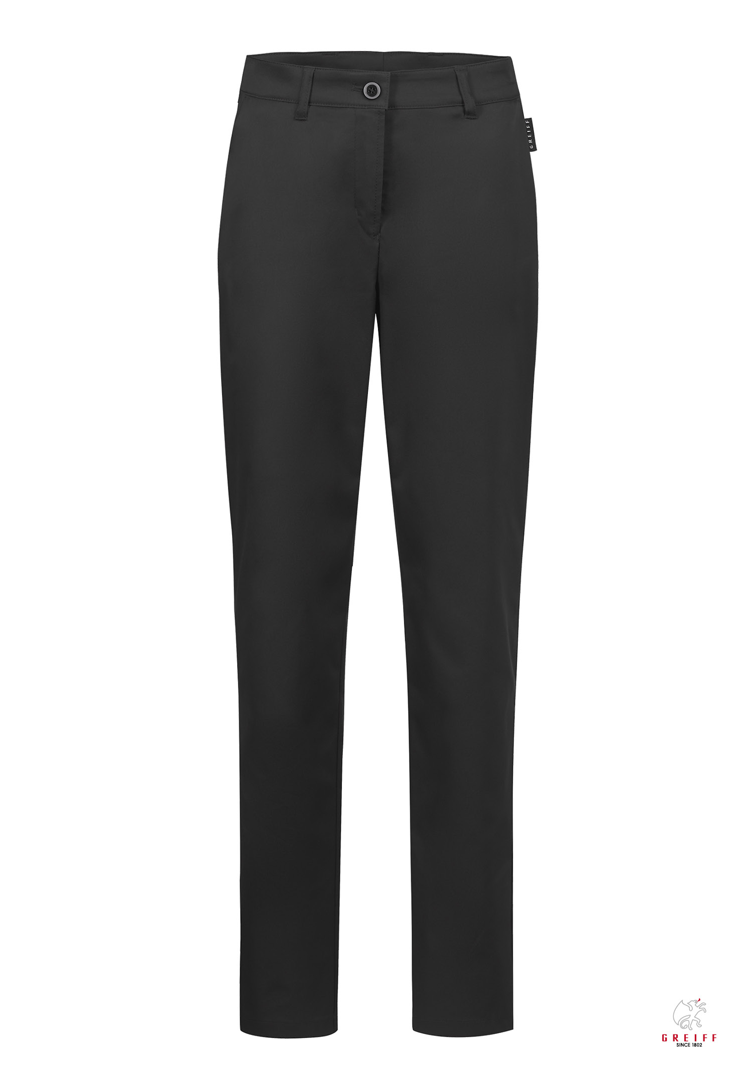 damen chino hose - schwarz - 32