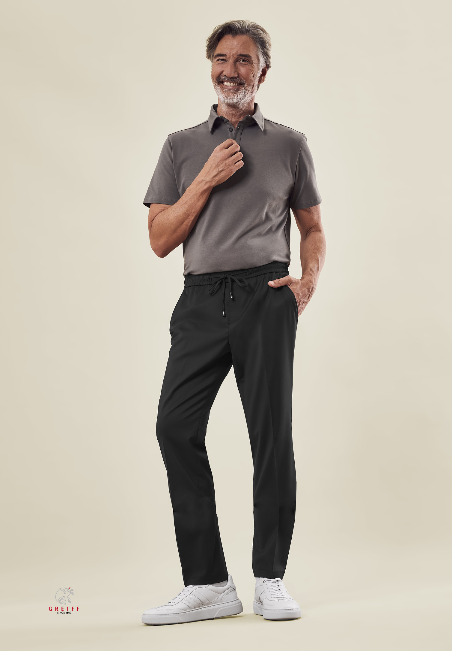 aerio joggpants modern fit - schwarz - 62
