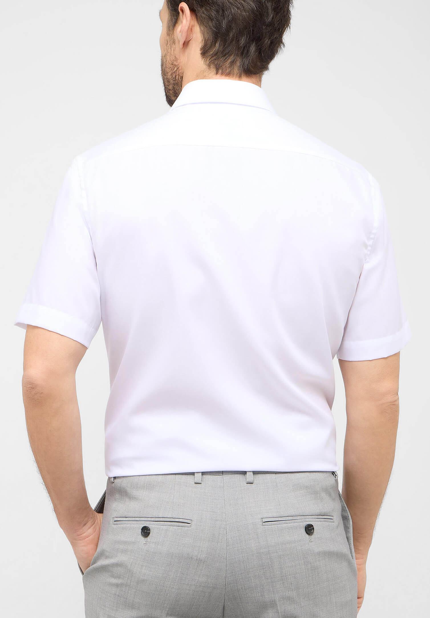 eterna hemd comfort fit kurzarm - weiß - 49