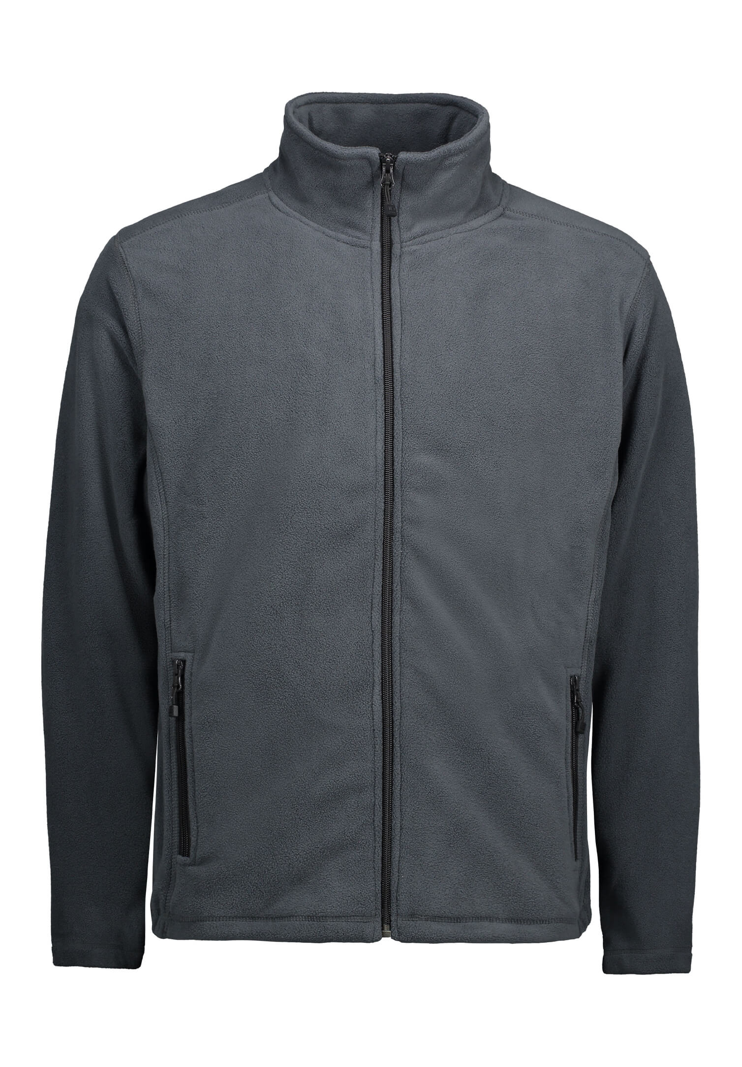 herren fleecejacke - grau - 5xl